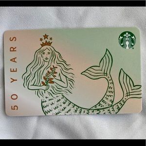 *SALE* Starbucks 50th Anniversary Siren Gift Card *EMPTY*